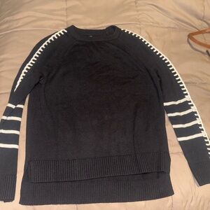 NIC+ZOE Charcoal Knit Sweater